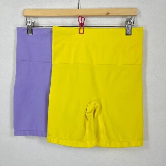 Yitty Nearly Naked Shapewear High Waist Short Bundle Purple And Yellow M/L - Picture 4 of 5